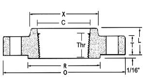 Stainless Steel Threaded Forged Flange
