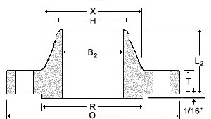 Stainless Steel Weld Neck Forged Flange