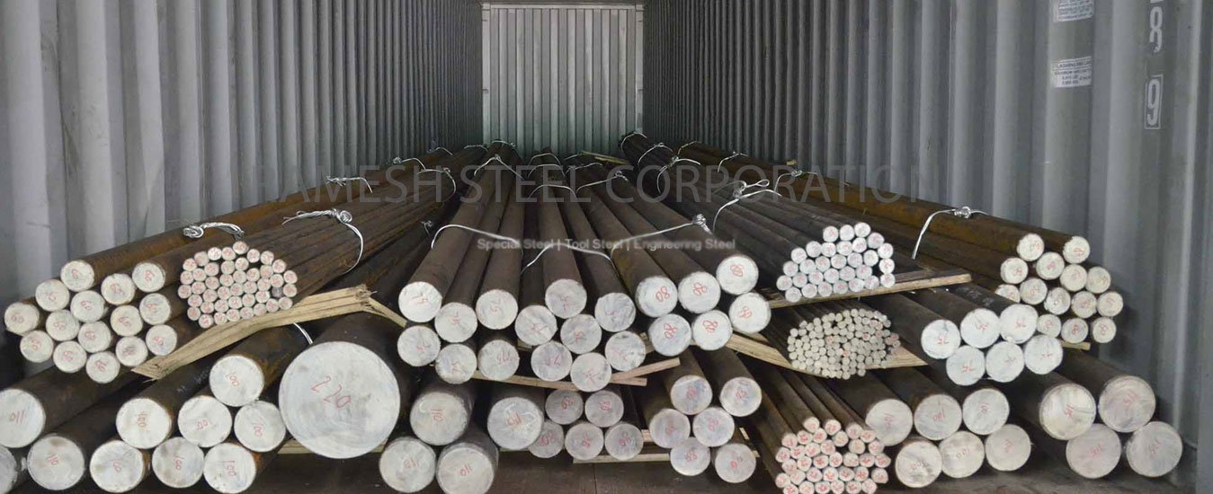 Ready Stock of Round Bars at our Stockyards